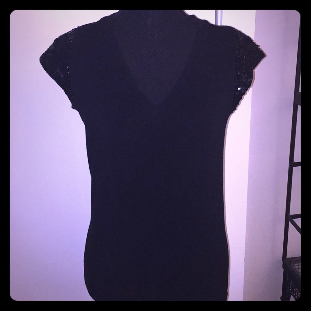 Pink Tatan fitted ,sequins on sleeves M